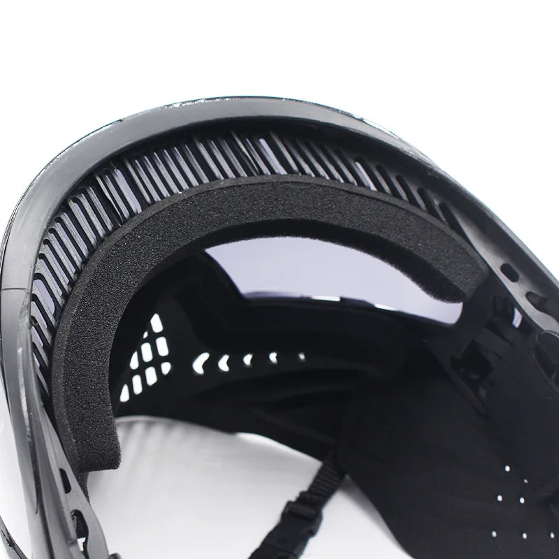 F1 Full Face Tactical Mask With Single Layer Paintball Safety Anti-fog Goggle Tactical Mask Tactical Airsoft Equipment F0022