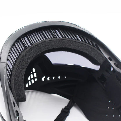 F1 Full Face Tactical Mask With Single Layer Paintball Safety Anti-fog Goggle Tactical Mask Tactical Airsoft Equipment F0022