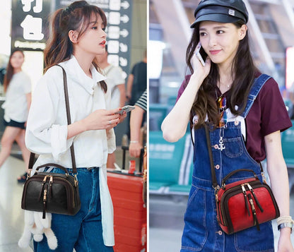 Yogodlns Crossbody Bags For Women PU Leather New High Quality Ladies Fashion Solid Color Bag Female Designer Shoulder Bag