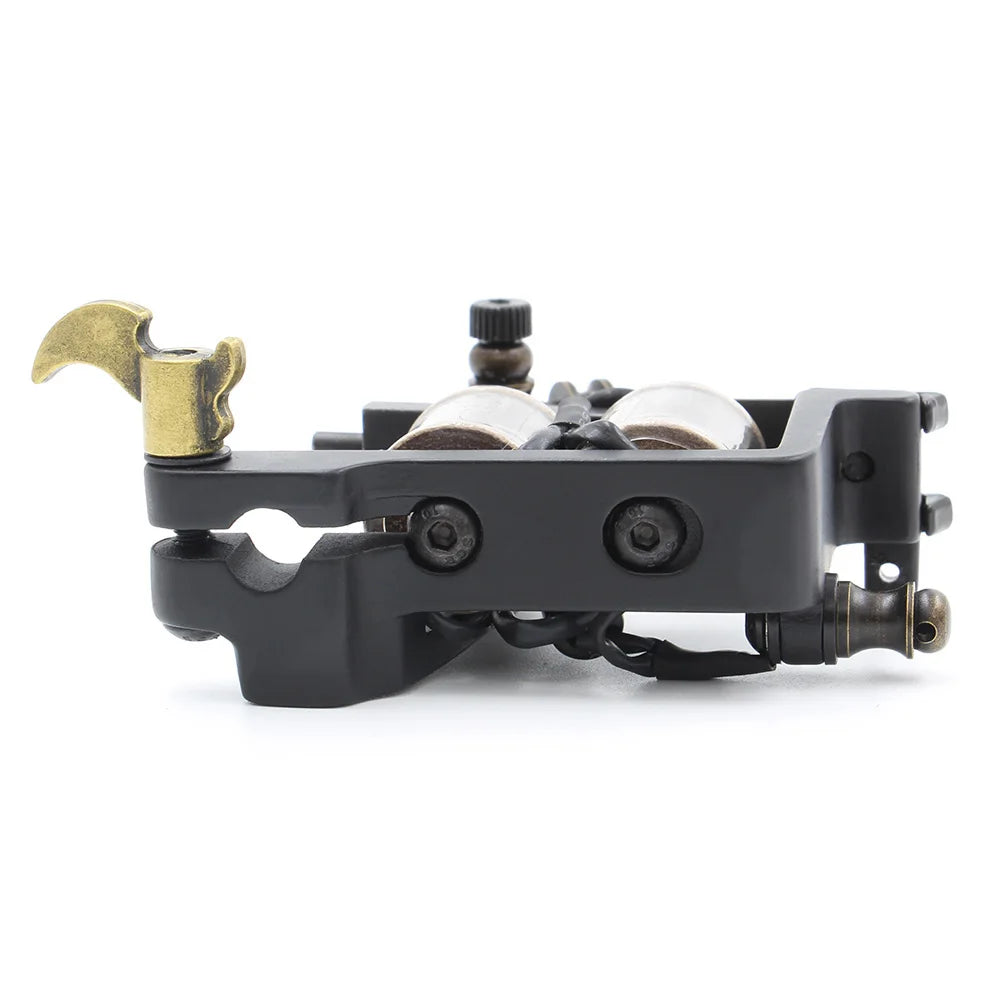 TRUE STAR Newest 10 Wrap Coils Hand-assembled Tattoo Machine Gun For Liner Shader Cast-iron Tattoo Machines