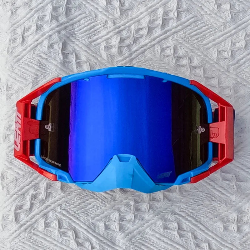 Protective Double Layers Motocross Goggles Brand New LEATT Anti Fog Moto Sunglasses Motorcycle Outdoor Sport Eyewear