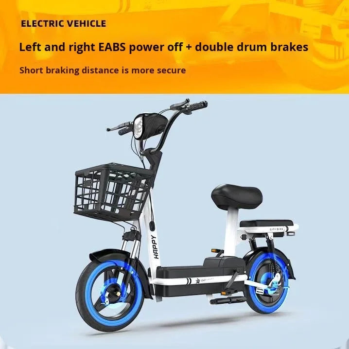 Manufacturer Cross-Border Wholesale Ultra-Light Electric City Bike New National Standard Universal Lightweight 48v 350w Ebike