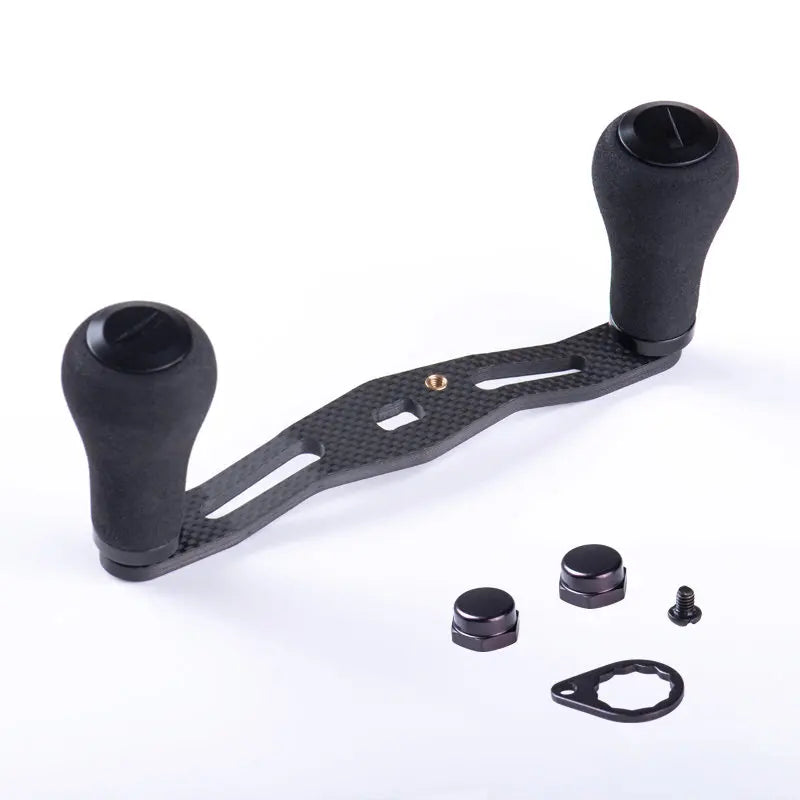 ARTSEA New 1 K Carbon Fiber Fishing Reel Handle EVA Knob for Baitcasting Reel DIY Fish Accessories Lure Tool