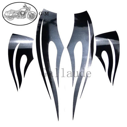 Flame Decals Fairing Vinyls Stickers For Harley Touring Street Glide Electra Glide Ultra Classic Trike Models