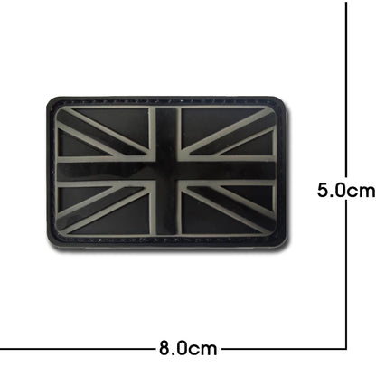 United Kingdom Flag Embroidery ENGLAND Patch PVC hook loop Great Britain National UK GB Flags Patches Embroidered Badges
