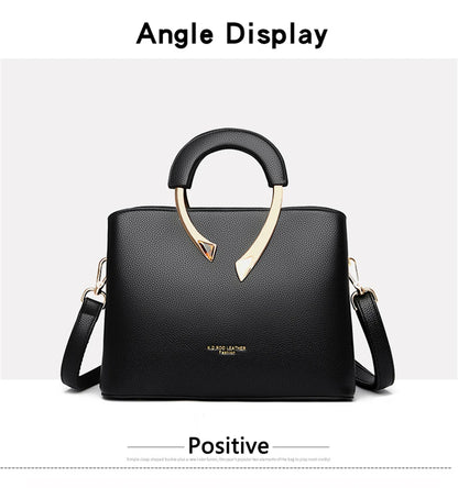 GENUINE VANDERWAH High Quality Pu Leather Casual Tote Luxury Handbags Women Bags Designer Shoulder Crossbody Bags for Women 2025