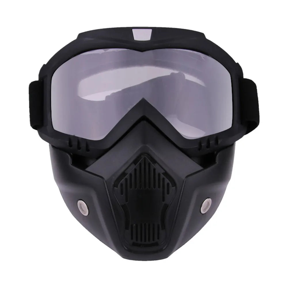 Protective Motorcycle Face Mask Removable Full Face Tactical Motorcycle Helmet Goggles Riding Motocross Glasses Moto Accessories