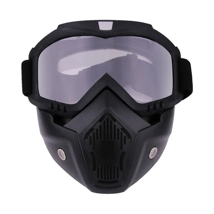 Protective Motorcycle Face Mask Removable Full Face Tactical Motorcycle Helmet Goggles Riding Motocross Glasses Moto Accessories