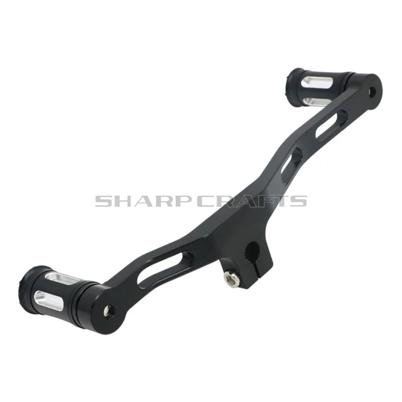 For Harley Dyna Street / Fat Bob Low Rider Super / Wide Glide Motobike CNC Mid-Controls Heel Toe Shifter Lever Shift With Pegs