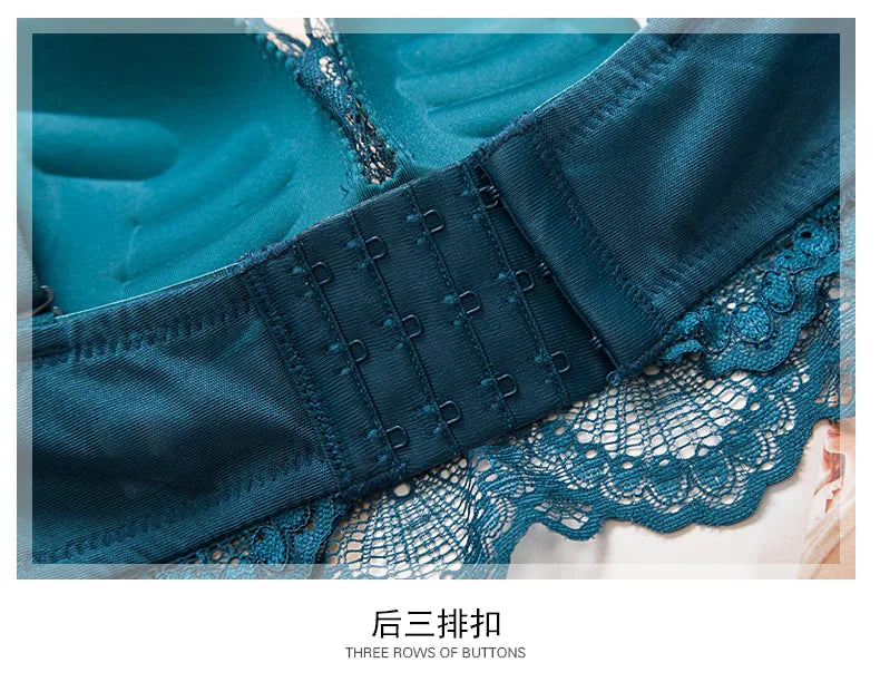 Ladies Underwear Suit Seamless underwear without steel bracket bra push up Massage palm cup Bra Set push up bra+set