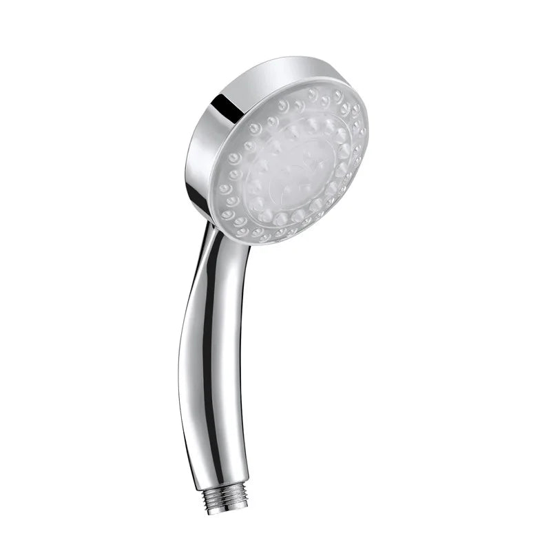 7 Color Temperature Sensitive LED Hand Shower Head ABS Plastic Bathroom Faucet with Pressurized Feature for Hotels and Toilets