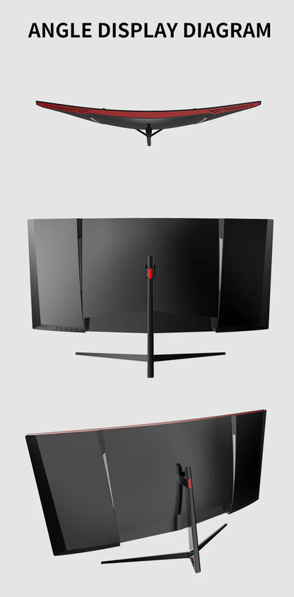 TITAN ARMY 30 inch 2K 200Hz Curved Gaming Monitor 21:9 2560x1080 Ultra Wide Ultra Slim screen FREESYNC VESA Metal Black