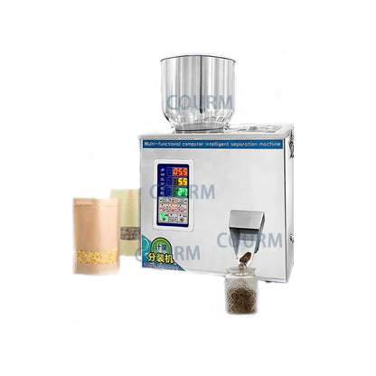Automatic Rice Spice Powder Coffee Milk Powder Mung Bean Tea Screw Pet Cat Food Cereal Candy Filling and Packaging Machine