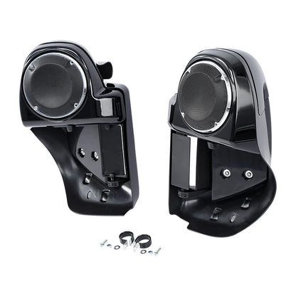Motorcycle 6.5" Speaker Box Lower Vented Fairing Leg For Harley Touring Electra Glide Road King Street Glide 2014-2024