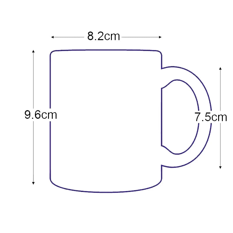 Magic Mug Mysterious Pattern of Surprise Cup BSKT-015 Sublimation Blanks Original Mugs Coffee Cups Color Change Mug Anime Custom