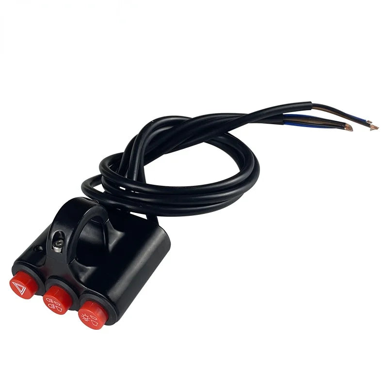 7/8"22MM Universal Motorcycle Modification Switch Handlebar Switch on OFF Headlight Switch