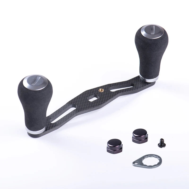 ARTSEA New 1 K Carbon Fiber Fishing Reel Handle EVA Knob for Baitcasting Reel DIY Fish Accessories Lure Tool