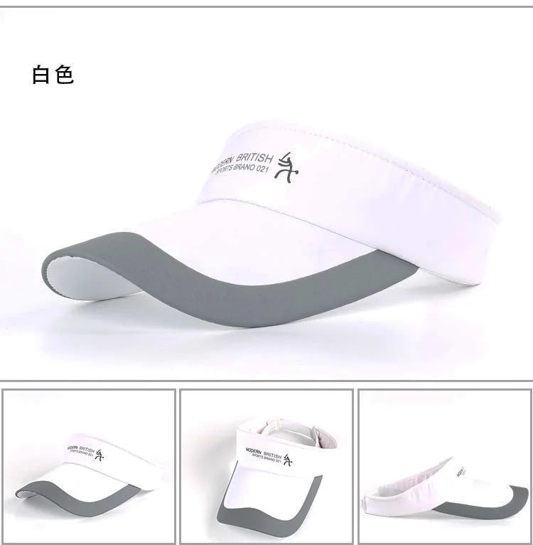 Sport Empty Top Cap  Sun Hats for Women Visor Hat Adjustable Outdoor Cap For man &women