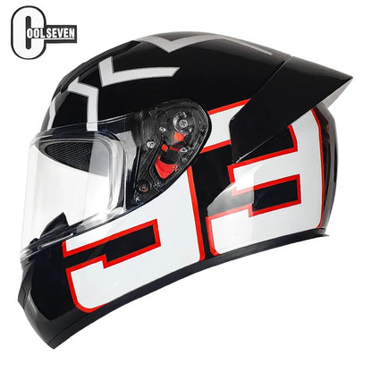 DOT Customized Color Cheap Full Face Motorcycles Helmet with Quick Release Buckle Customizable Logo/package Novel Design Helmets