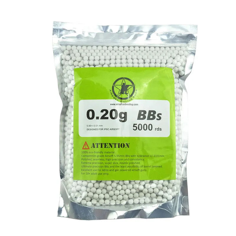 AOLS AEG Paintball BBs 6mm 0.25g/4000rds 0.28g/3600rds 0.3g/3300rds 0.32g/3100rds a Pack High Grade Hunting Shooting Ball