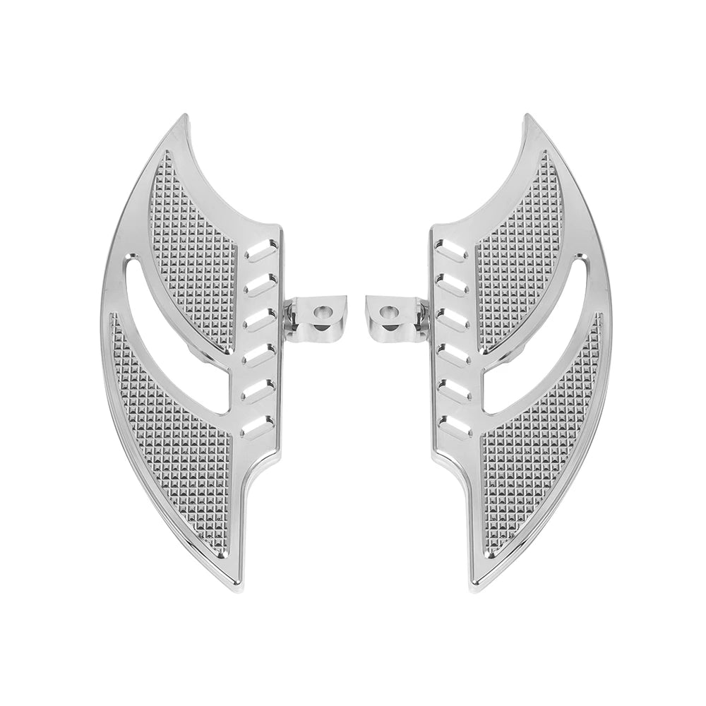 Motorcycle Stretched Floorboard Passenger Rear Foot Pegs Rest Pedal For Harley Dyna Touring Sportster XL 883 Softail