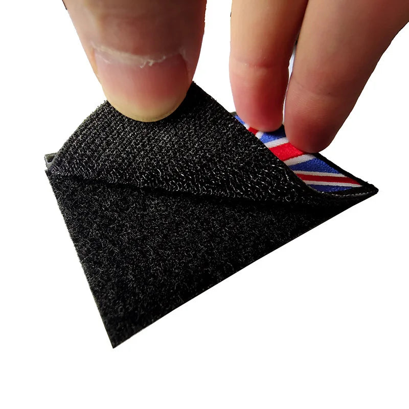 United Kingdom Flag Embroidery ENGLAND Patch PVC hook loop Great Britain National UK GB Flags Patches Embroidered Badges