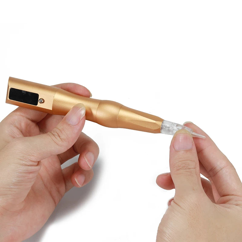 Wireless Tattoo Machine PMU Pen Professional Permanent Makeup Microblading Eyebrow Lip For Body Art Tool With Cartridge Needles