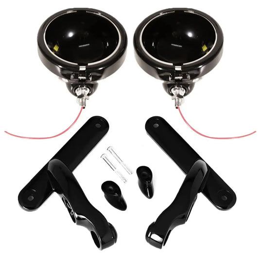 4.5inch Housing Bracket Mount Ring Bracket For Auxiliary Fog Passing Light Lamp Motorcycle Parts For Harley Street Glide FLHX