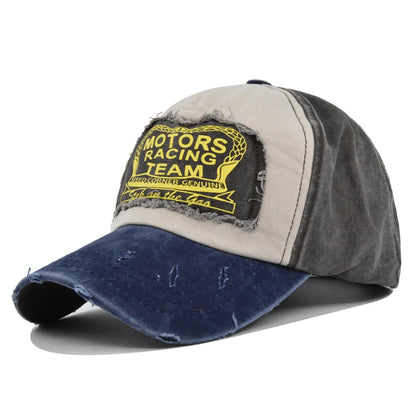 Baseball Cap Snapback Hat MOTORS RACING TEAM Sun hat Spring Autumn baseball cap Sport cap Hip Hop Fitted Cap Hat For Men Women