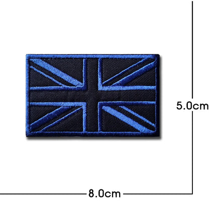 United Kingdom Flag Embroidery ENGLAND Patch PVC hook loop Great Britain National UK GB Flags Patches Embroidered Badges