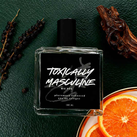Toxically Masculine Pheromone Infused Eau De Cologne, Fresh Bold Masculine Scent, Long Lasting Fragrance for Men 100ml/3.4oz