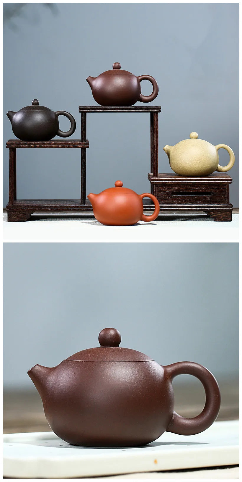 100ml Yixing Boutique Purple Clay Teapots Ball Shaped Infuser Xishi Tea Pot Beauty Kettle Customized Zisha Tea Set Authentic