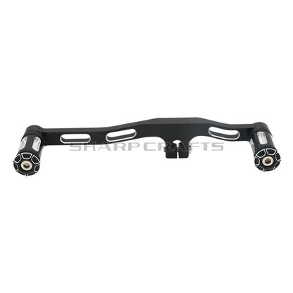 For Harley Dyna Street / Fat Bob Low Rider Super / Wide Glide Motobike CNC Mid-Controls Heel Toe Shifter Lever Shift With Pegs