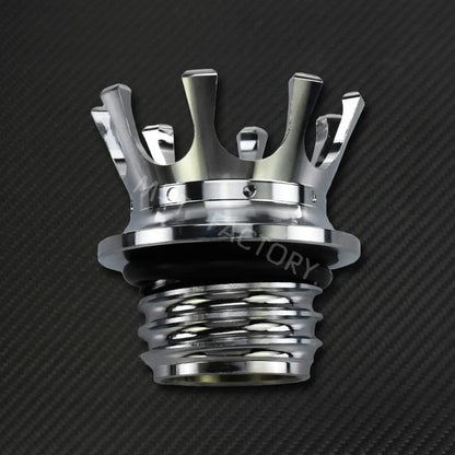 Motorcycle Gas Fuel Tank Cap Crown Style Tank Oil Cover For Harley Touring  Road King FLHR Sportster XL883 Softail Fat Boy Dyna