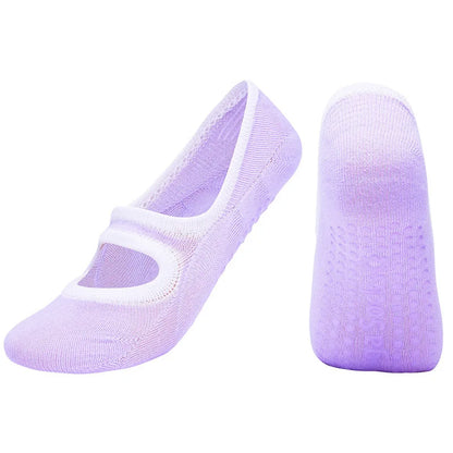 New Women High Quality Bandage Yoga Socks Anti-Slip Quick-Dry Damping Pilates Ballet Fitness Socks Breathable Gym Sports Socks