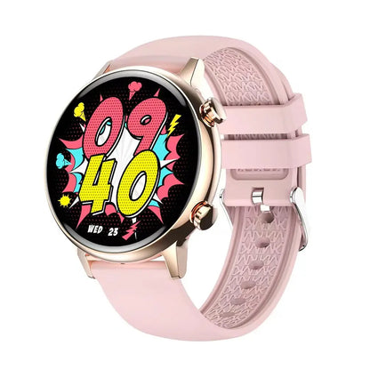 HK39 Smart Watch Women NFC Answer Call Waterproof Voice control Sports Fitness Tracker Smartwatch AMOLED for IOS Android