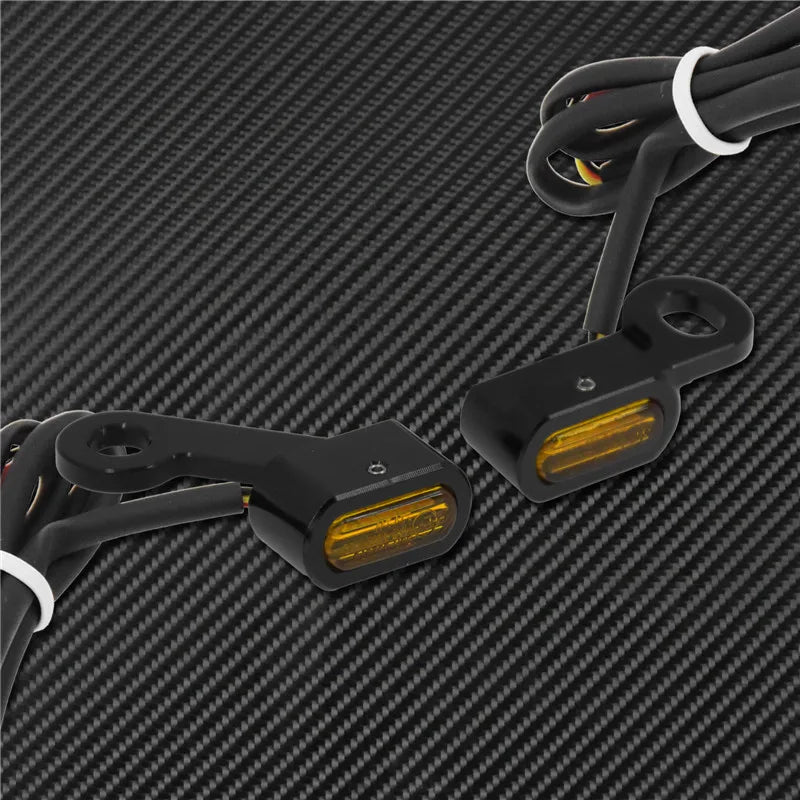 Motorcycle LED E Mark Turn Signal Light Indicator Mini Running Lamp For Harley Softail Touring Sportster XL 883 1200 FLHX Fatboy