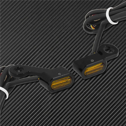 Motorcycle LED E Mark Turn Signal Light Indicator Mini Running Lamp For Harley Softail Touring Sportster XL 883 1200 FLHX Fatboy