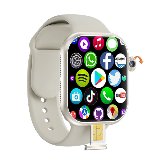 Wonlex MT107 AMOLED Screen Big Memory SIM Card WIFI GPS Positioning 4G Android Phone Watch Heart Rate Smart Watch