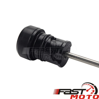 Motorcycle Oil Temperature Dipstick Oil Plug Temp Gauge Cap for Harley Softail Breakout FXBRS FXBR Deluxe FLDE Fat Street Bob