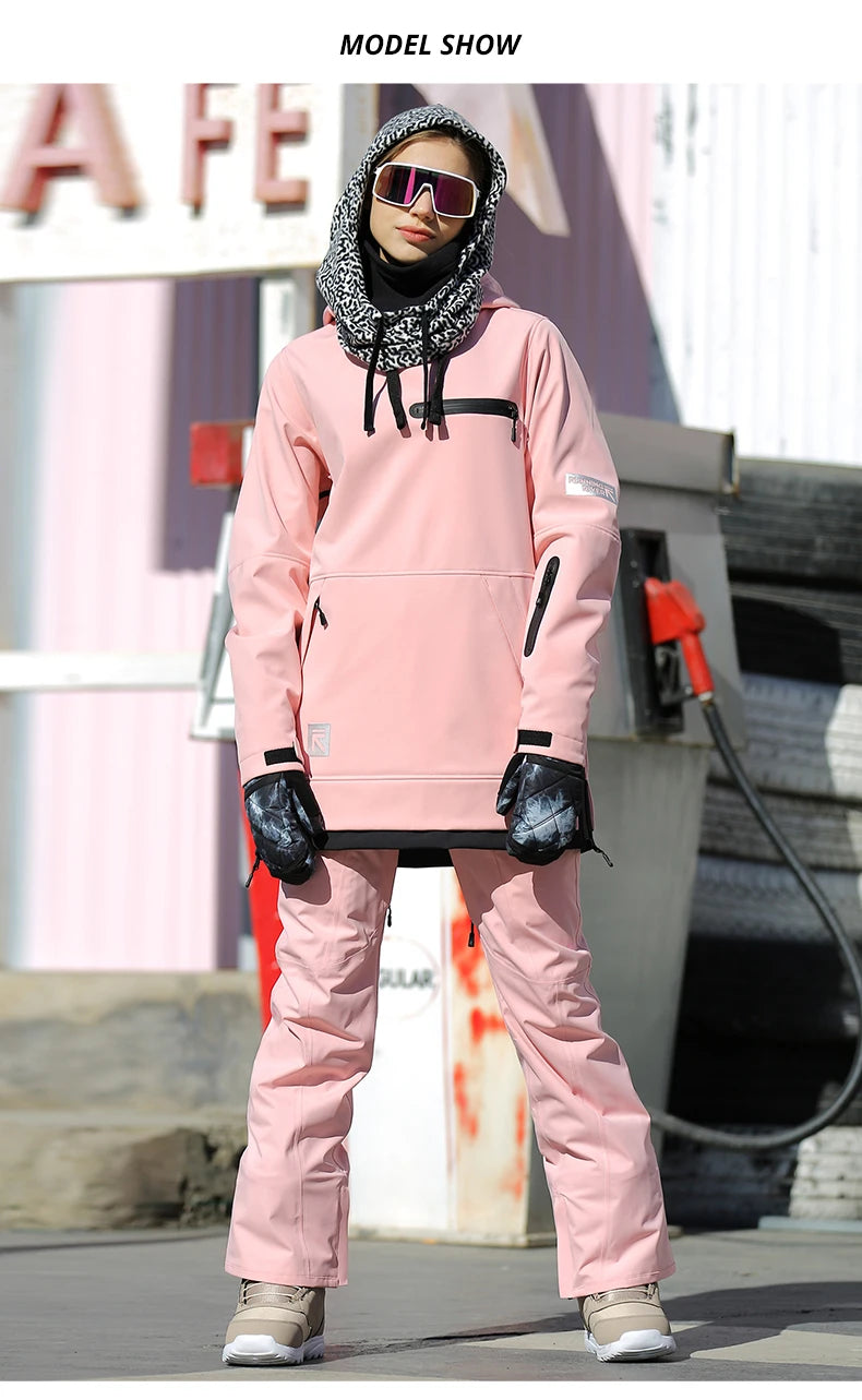 RUNNING RIVER Women ski Snowboarding Hoodie  High Quality Hooded outdoor Sports Snowboard Jacket 1250
