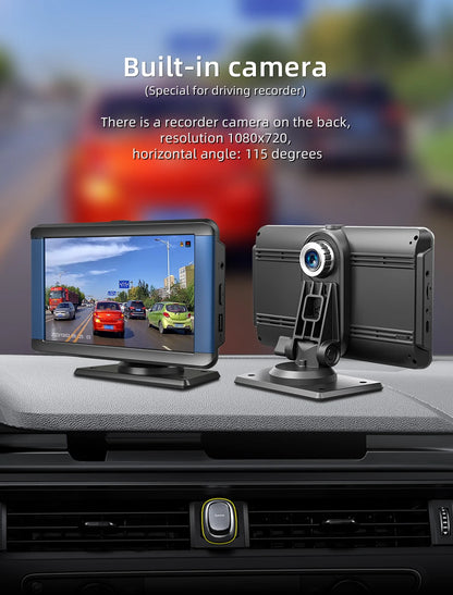 BQCC 7" IPS USD BT AUX Rearview Camera Car Monitor Wireless Carplay Android Auto Driving Car Mirrorlink Display Car Player