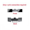 Black Pastic 14-Inch Laptop Screen Extender FHD Portable LCD Monitor for Laptops Triple Monitor Setup