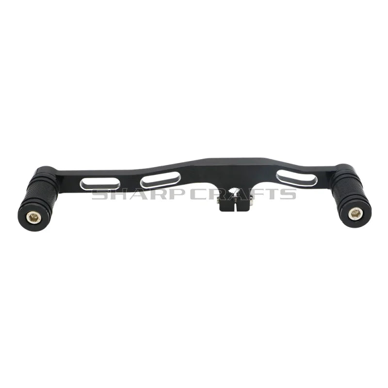 For Harley Dyna Street / Fat Bob Low Rider Super / Wide Glide Motobike CNC Mid-Controls Heel Toe Shifter Lever Shift With Pegs