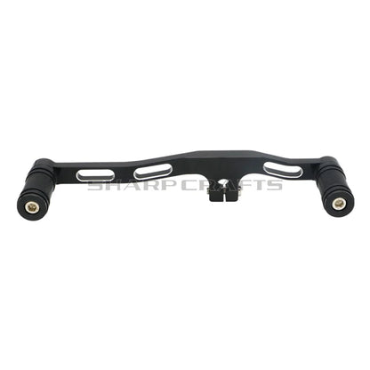 For Harley Dyna Street / Fat Bob Low Rider Super / Wide Glide Motobike CNC Mid-Controls Heel Toe Shifter Lever Shift With Pegs