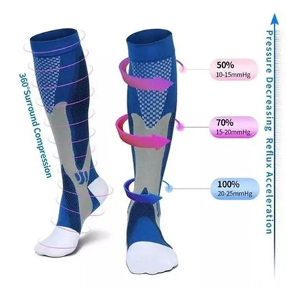 1/3Pairs Compression Sport Socks Medical Nursing Stockings Prevent Varicose Veins Socks Pregnancy Nursing Athletic Soccer Socks