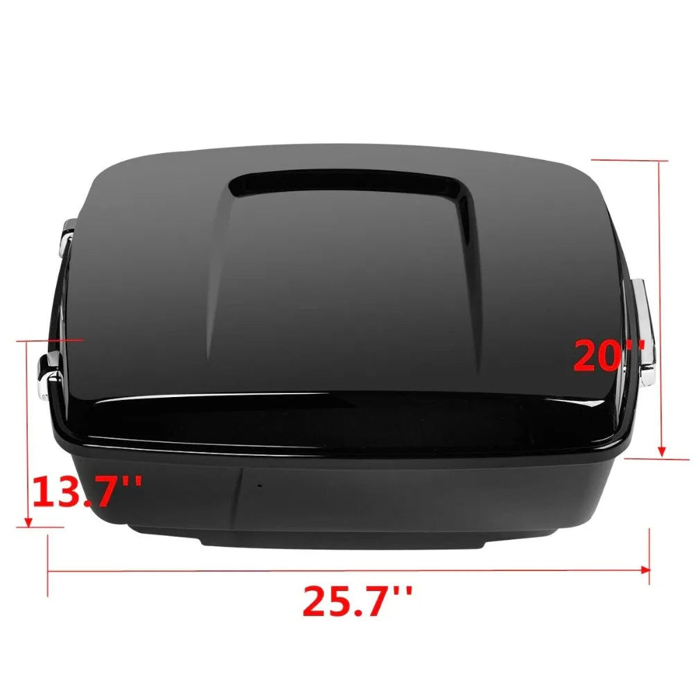 Motorcycle King Trunk LED Tail Light Speakers For Harley Touring Road King Street Glide Electra Glide 2014-2025