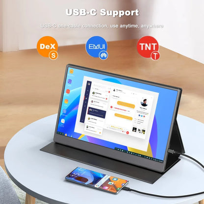 SIBOLAN 15.6 Inch Ultra-Thin Portable USB Interface Laptop Screen Extender 1080P Dual LCD Display with IPS LED Panel OEM ODM
