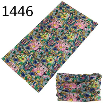 1401-1450 Magic Scarf Outdoor Sports Bicycle Headband Bike Cycling Bandana Neck Tube Warmer Bandanas Scraf Men Hiking Headband