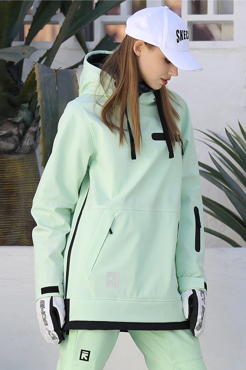 RUNNING RIVER Women ski Snowboarding Hoodie  High Quality Hooded outdoor Sports Snowboard Jacket 1250